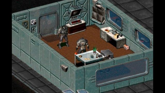 Сержант Дорнан встречает Избранного // Fallout недо-анимация