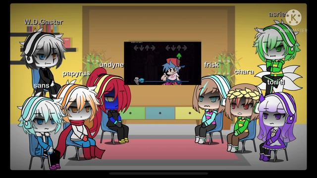 Undertale Reacts to FNF BlueBalls Incident Mod(Gacha life) смотреть онлайн