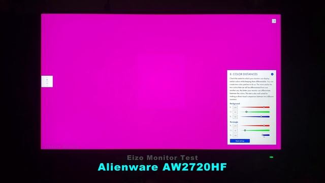 Eizo Monitor Test - Alienware AW2720HF смотреть онлайн