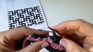 Вы просили, я показываю... Как вязать ленивый ЖАККАРД крючком...