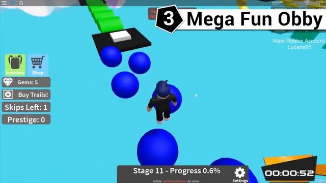 Top 5 BEST Roblox Obby Games! смотреть онлайн