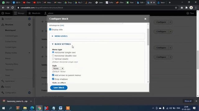 Drupal 9 Taxonomy Menu | Drupal 9 Tutorial | Drupal Category menu смотреть онлайн