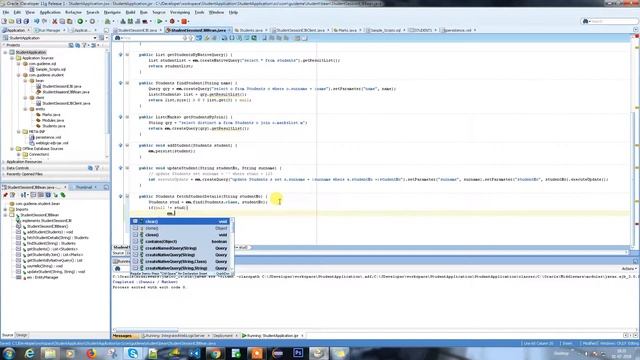 Java EJB - Update Data using JPA Find method смотреть онлайн