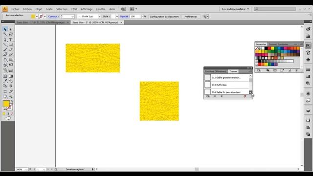 Colorer un motif lithologique Adobe Illustrator CS4 смотреть онлайн