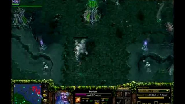 Dota Defence of the Ancients version 6.64 imba team work and kills Godlike furion part2 смотреть онлайн