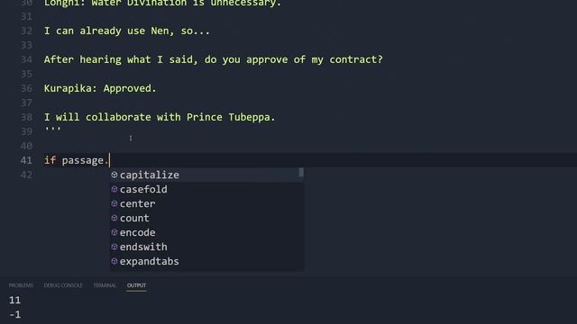 find() in Python смотреть онлайн