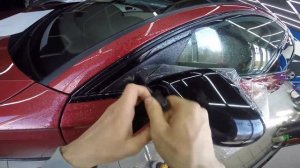 Как клеить полиуретан на зеркало с комментариями