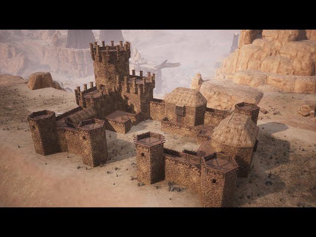 How To Build A Beginner Fortress In Conan Exiles - Age Of Sorcery