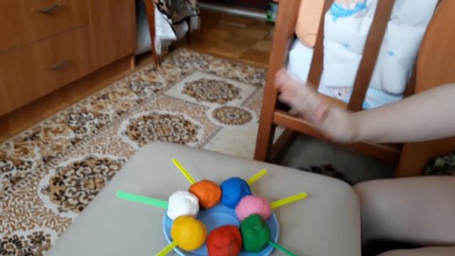Тесто для лепки. Чупа-чупсы цветные. смотреть онлайн