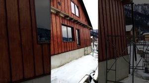 Отделка необрезной доской!