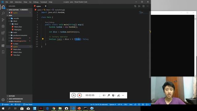 [English] [Introduction To Java] 15 Ternary Operator смотреть онлайн