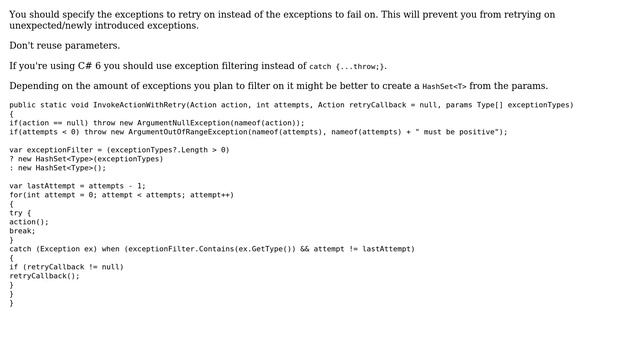 'Retry' mechanism with callback (3 Solutions!!) смотреть онлайн