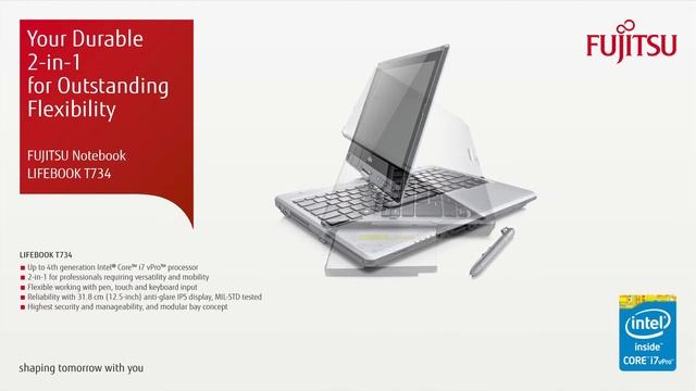 Fujitsu LIFEBOOK, STYLISTIC Touch Notebook смотреть онлайн