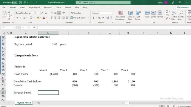 Payback Period - Basics, Formula, Calculations in Excel (Step by Step) смотреть онлайн