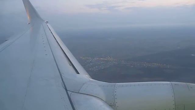 Boeing 737-800 S7 посадка в Новосибирске