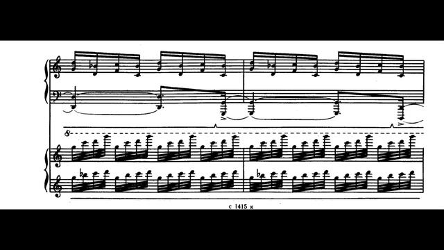 Erkki Sven Tüür - Sonatina for Two Pianos (1984) [Score-Video] смотреть онлайн