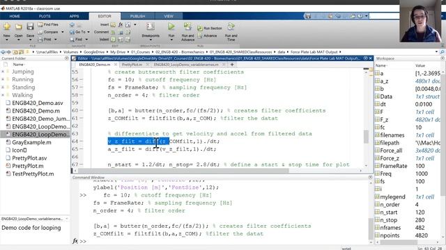 Filtering data with a low pass butterworth filter in Matlab смотреть онлайн