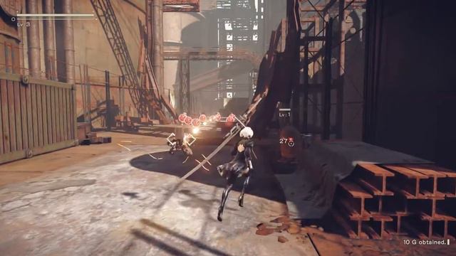 Nier automata Киберпанковая-игра рогалик. Часть 1 смотреть онлайн