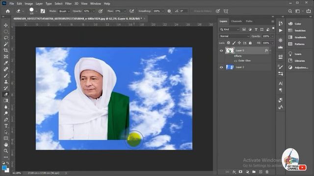 Tutorial Merubah Background Foto dengan Adobe Photoshop#2 смотреть онлайн
