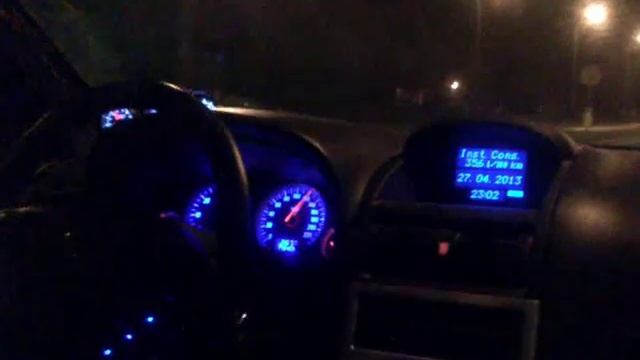 Opel Astra G 2.5 V6 i500 0-140 km/h смотреть онлайн