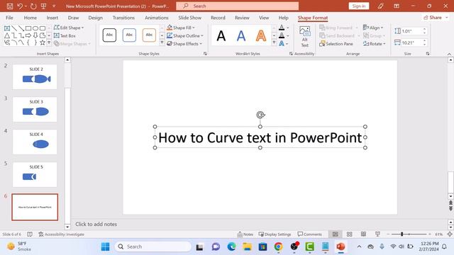 How to Curve Text in PowerPoint 2024 смотреть онлайн