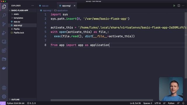 How to Deploy a Flask App to Linux (Apache and WSGI) смотреть онлайн