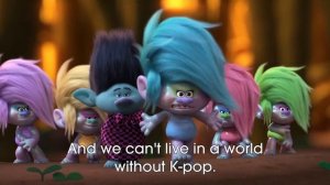 Trolls World Tour - K-Pop VS Reggaeton (Lyrics) 1080pHD