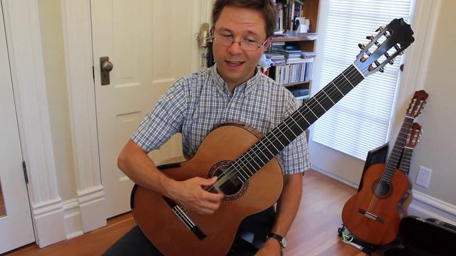 Lesson: Beginner Cross String Exercises for Classical Guitar смотреть онлайн