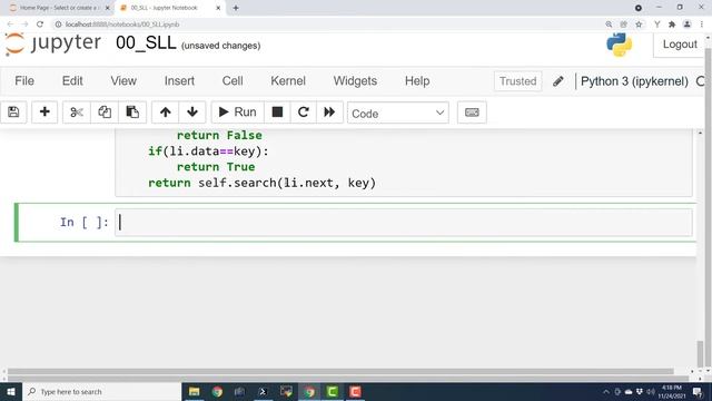 EP08 - Python Linked List - Search for an element - recursive method смотреть онлайн
