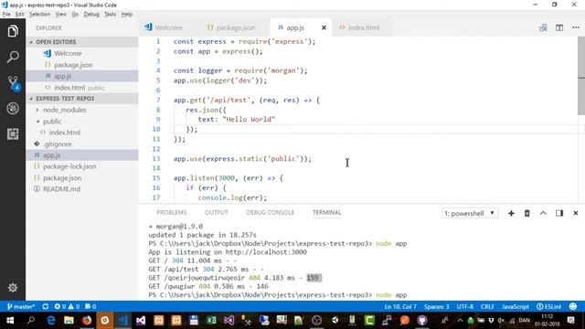 NODE WI 81, Bootcamp - NodeJS første server - logging og autogenstart смотреть онлайн