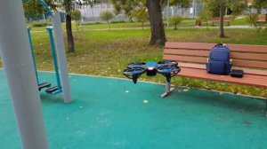 Квадрокоптер 4DRC v8. Запуск на улице, обзор. Ч 1.