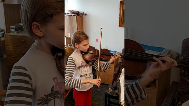 Schradieck, #4, Violin book 1, Marianna Pazhik. смотреть онлайн