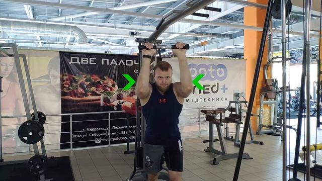 Разгибание рук из-за головы в блоке. Техника выполнения смотреть онлайн