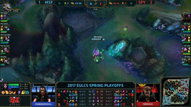 Splyce vs Misfits | Game 4 Quarter Finals S7 EU LCS Spring 2017 PlayOffs | SPY vs MSF G4 QF смотреть онлайн