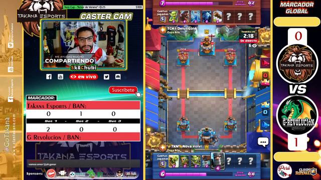 COPA TLA TAKANA ESPORTS VS G REVOLUTION MX / CLASH ROYALE / SK8CHUBI смотреть онлайн
