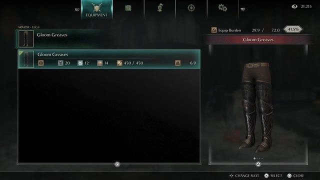 Demon's Souls PS5: Gloom Armor Set Showcase.  Yurt, The Silent Chief's Armor.  Stats And Details.
