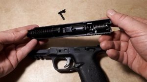 Обзор спрингового пистолета Galaxy G.51 (S&W M&P 40) 6 мм, Airsoft. Неполная разборка, отстрел