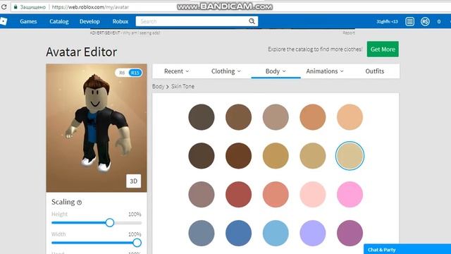 как сделать крутой аватар без Robux 1 часть смотреть онлайн