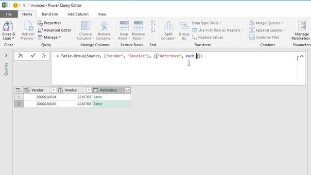 Power Query M Code Group By Formula to Transform Invoice Table - Excel Magic Trick 1576 смотреть онлайн