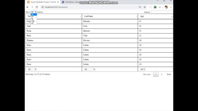 Jquery DataTable Add Excel Print Export Button Lesson 5 смотреть онлайн