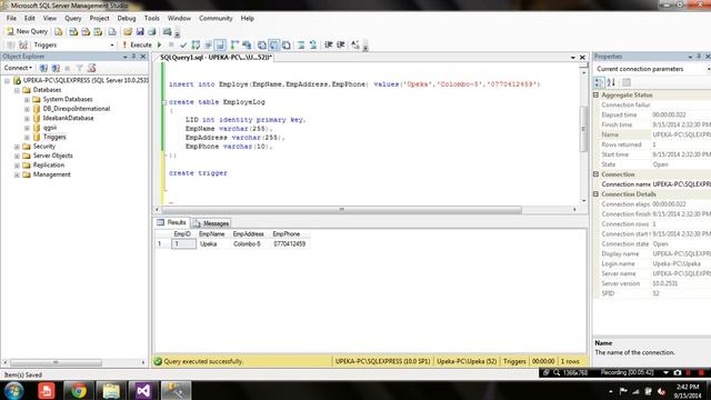 SQL Triggers смотреть онлайн