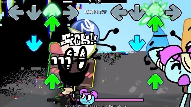 All Mods Battle for Corrupted Island in FNF (Learn With Pibby) VS BFDI Glitch смотреть онлайн