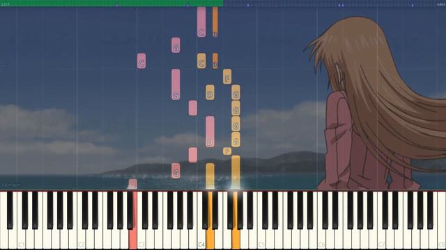 How to play Soredemo Sekai wa Utsukushii ED "Promise" Piano Tutorial - Synthesia смотреть онлайн