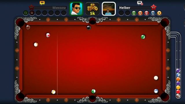 Интересная игра в бильярд с Хелбером смотреть онлайн