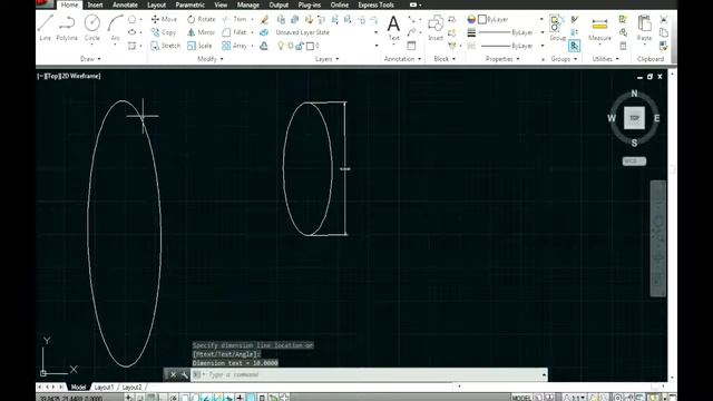 AUTOCAD 2017 TUTORIALS ELLIPSE & ITS TYPES (MARATHI) 06 смотреть онлайн