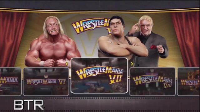 WWE Legends Of Wrestlemania Arena Selection Screen смотреть онлайн