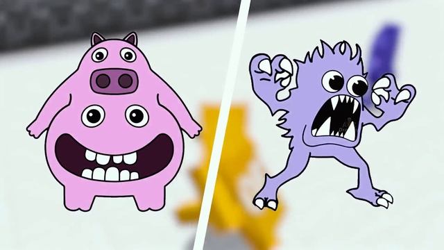 Transformei os MOBS em GARTEN OF BAN BAN No Minecraft смотреть онлайн
