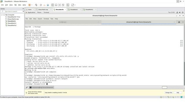 5 CentOS 7 configure passwordless ssh, install and configure nfs to share a directory смотреть онлайн