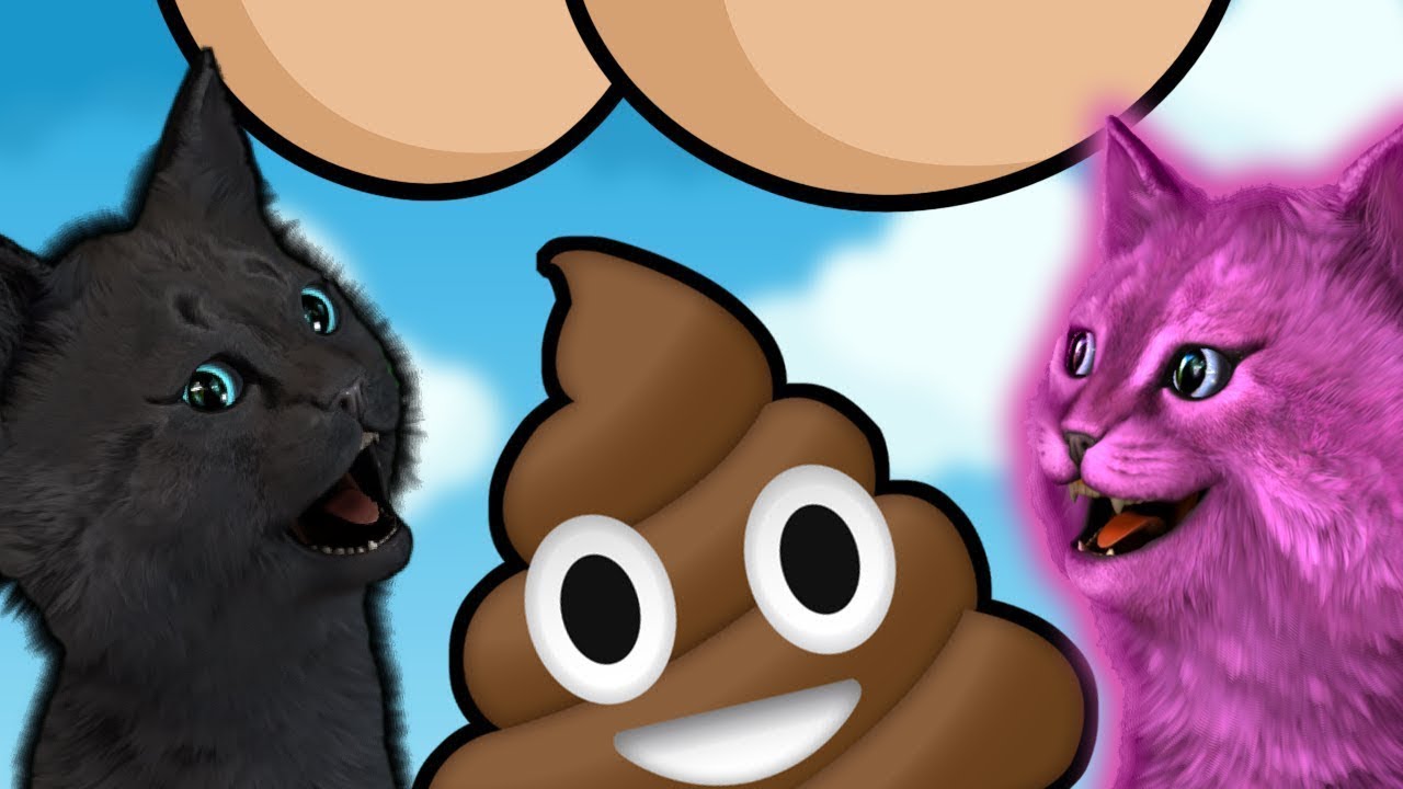 ГОВОРЯЩИЙ СУПЕР КОТ И КОТЕНОК АБИ ИГРАЮТ В ДОГОНЯЛКИ №1 PooPee Wars #14 смотреть онлайн