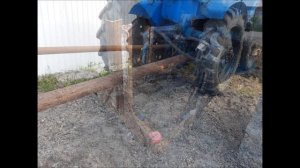 Самодельный погрузчик на заднюю навеску трактора